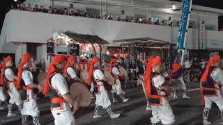 宜野座村惣慶区青年会&漢那区青年会エイサー(道ジュネー)@宜野座村ローソン前 2025/9/6