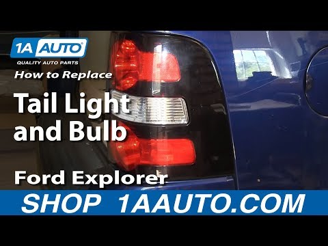 How to Replace Tail Light and Bulbs 06-10 Ford Explorer