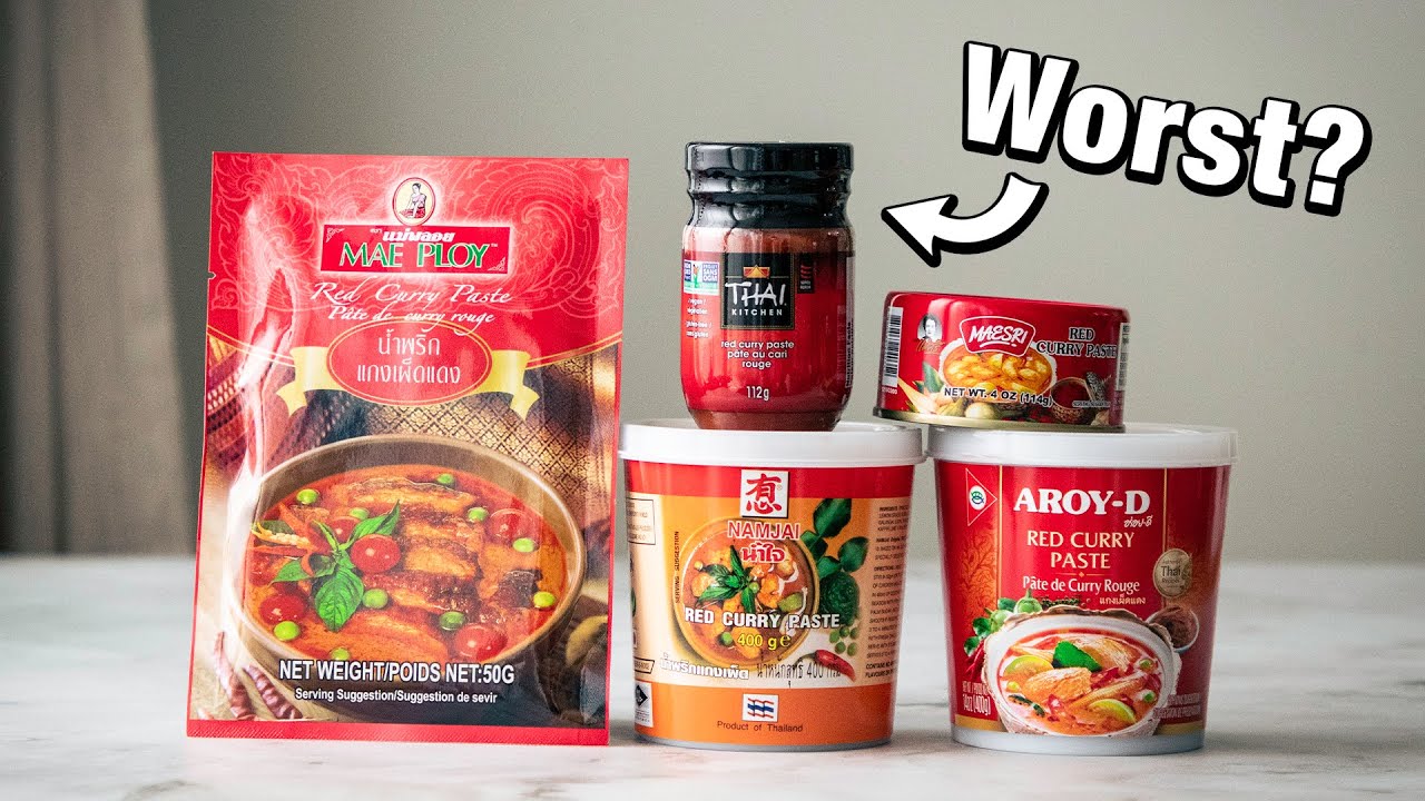 The BEST and WORST Thai Curry Paste - Taste Test!