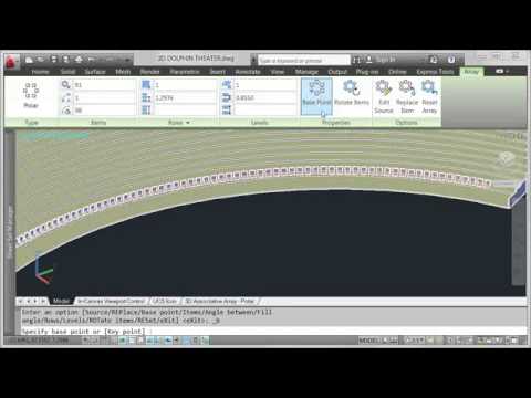 AutoCAD 2012 3d Array