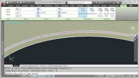 AutoCAD 2012 3d Array
