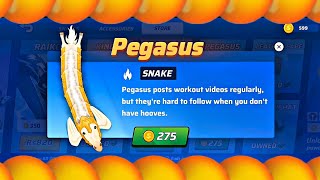 Snake Io 🐍 New Skin Pegasus + Kindle Unlocked Epic SnakeIo Gameplay screenshot 4