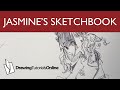 Jasmine's Sketchbook - We Are Back To Filming Sketchbooks