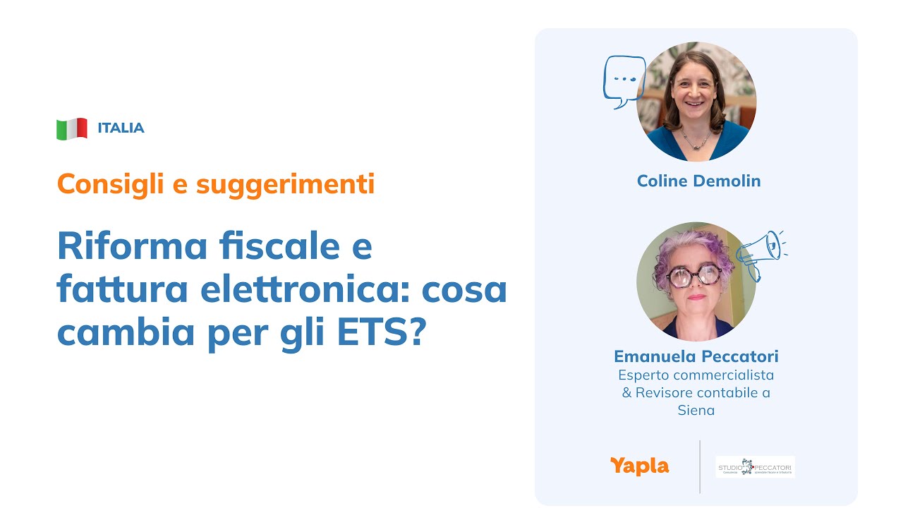 Riforma fiscale e fattura elettronica: cosa cambia per gli ETS?