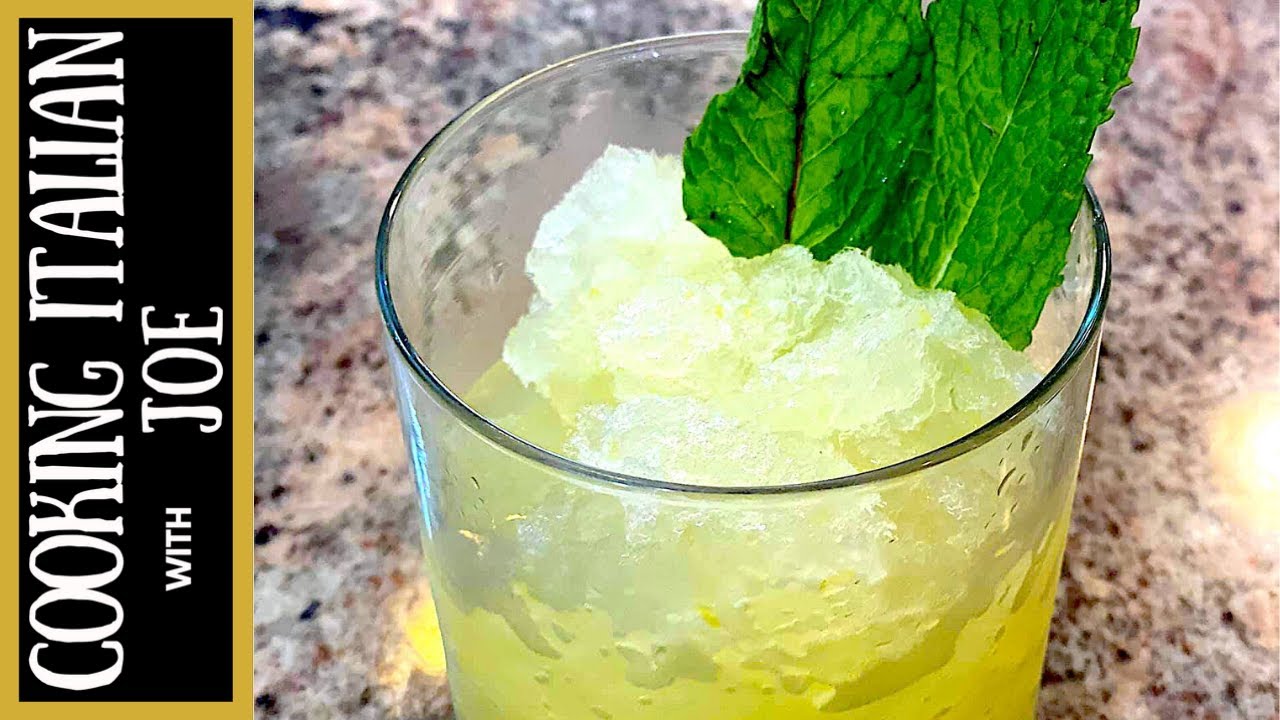 Italian Lemon Ice Granita | Cooking Italian with Joe