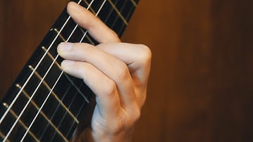 Lesson: Barre Chords for the Classical Guitar