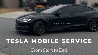 Tesla Mobile Service Visit — Front Camera Cleaning Explained (Model S Service Visit)
