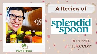 Receiving the Goods! Splendid Spoon Meal Delivery Service Review by Plant 2 Platter