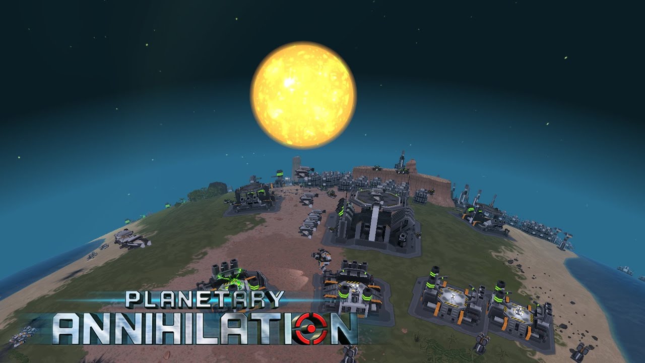 Planetary Annihilation - 9 Players Annihilation Match [Alpha]