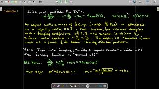 Spring/Mass Systems: Driven Motion