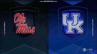 SEC on ABC intro | 20 Ole Miss @ Kentucky | 9/6/2025