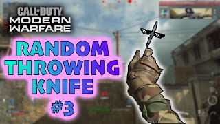 RANDOM THROWING KNIFE #3 - Call of Duty: Modern Warfare