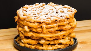 How To Make HOMEMADE Funnel Cakes!!!