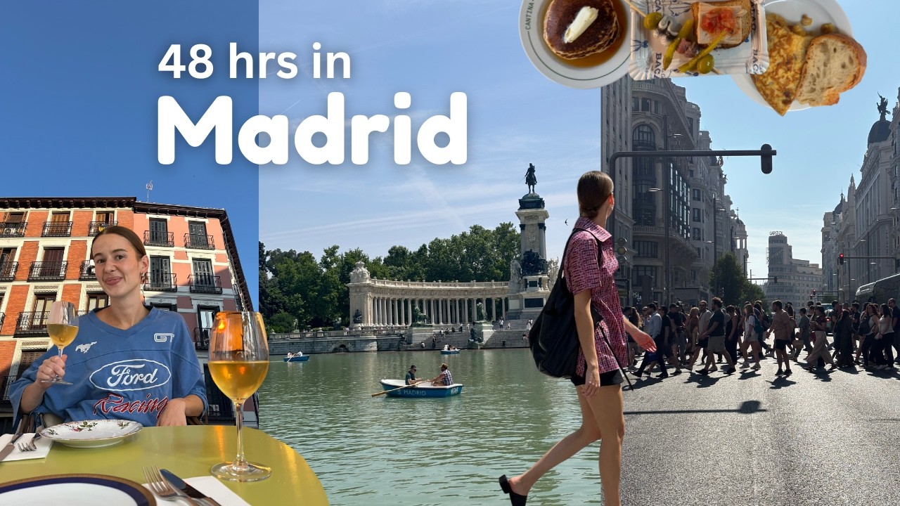 madrid vlog | best food spots, vintage shopping in malasana + el prado museum