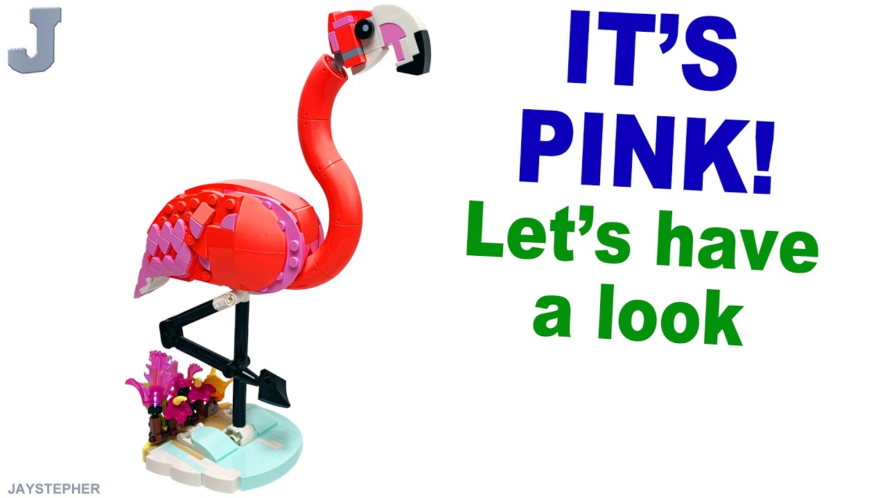 LEGO Creator 2025 Wild Animals: Pink Flamingo 31170 Unboxing, Tour