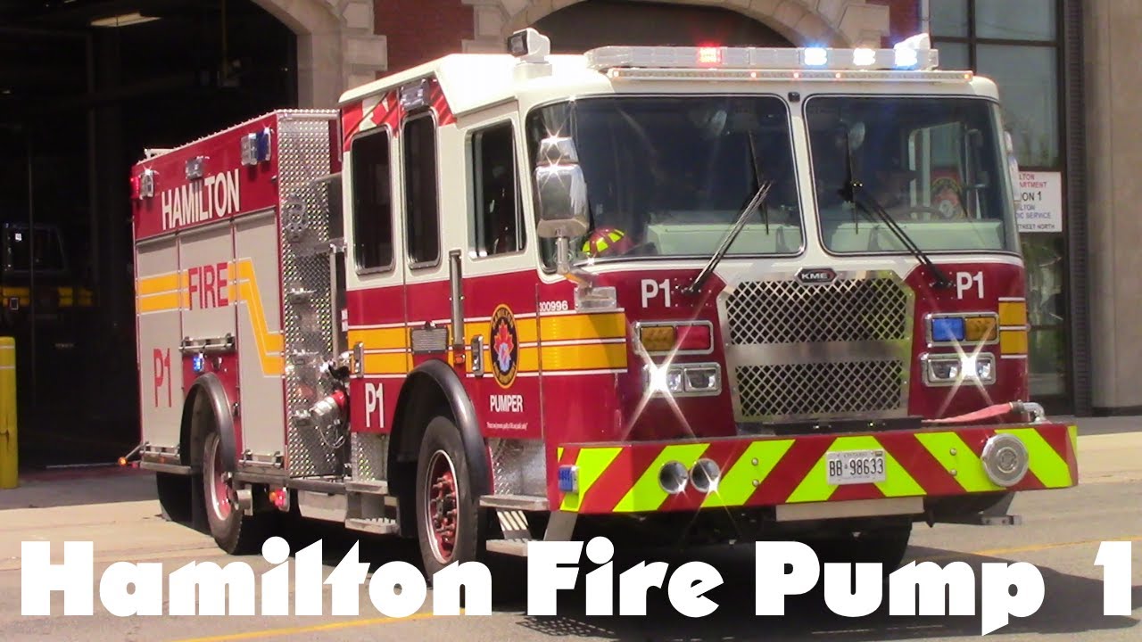 *NEW* Hamilton Fire Department Pump 1 / P1 Returning To Headquarters