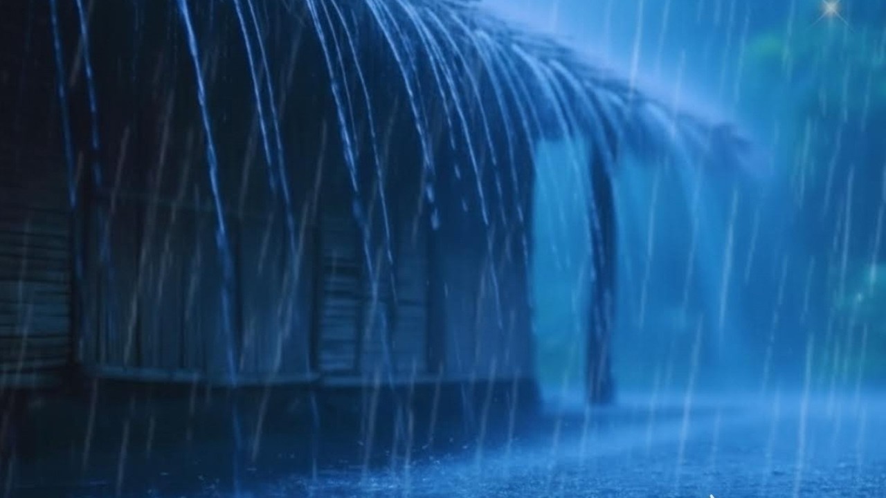 Rain Sounds For Sleeping - 99% Instantly Fall Asleep With Rain And Thunder Sound At Night, Relax #15