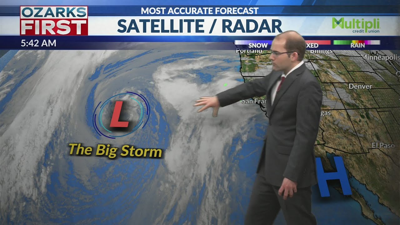 From fire weather Friday to soaking rain Sunday - YouTube