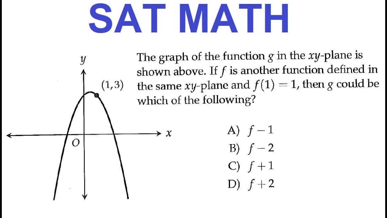SAT MATH - YouTube