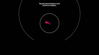Ball bouncing simulation #adhd #music #code #space #python #physics #simulations #memes #science
