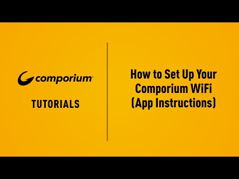 How To Set Up Your Comporium WiFi (App Instructions)