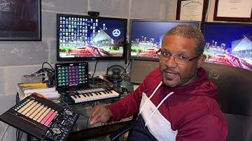 New iPad Air 4 in the studio with Novation Launchpad mini and Launchkey mini and Numark DJ2Go2 Touch