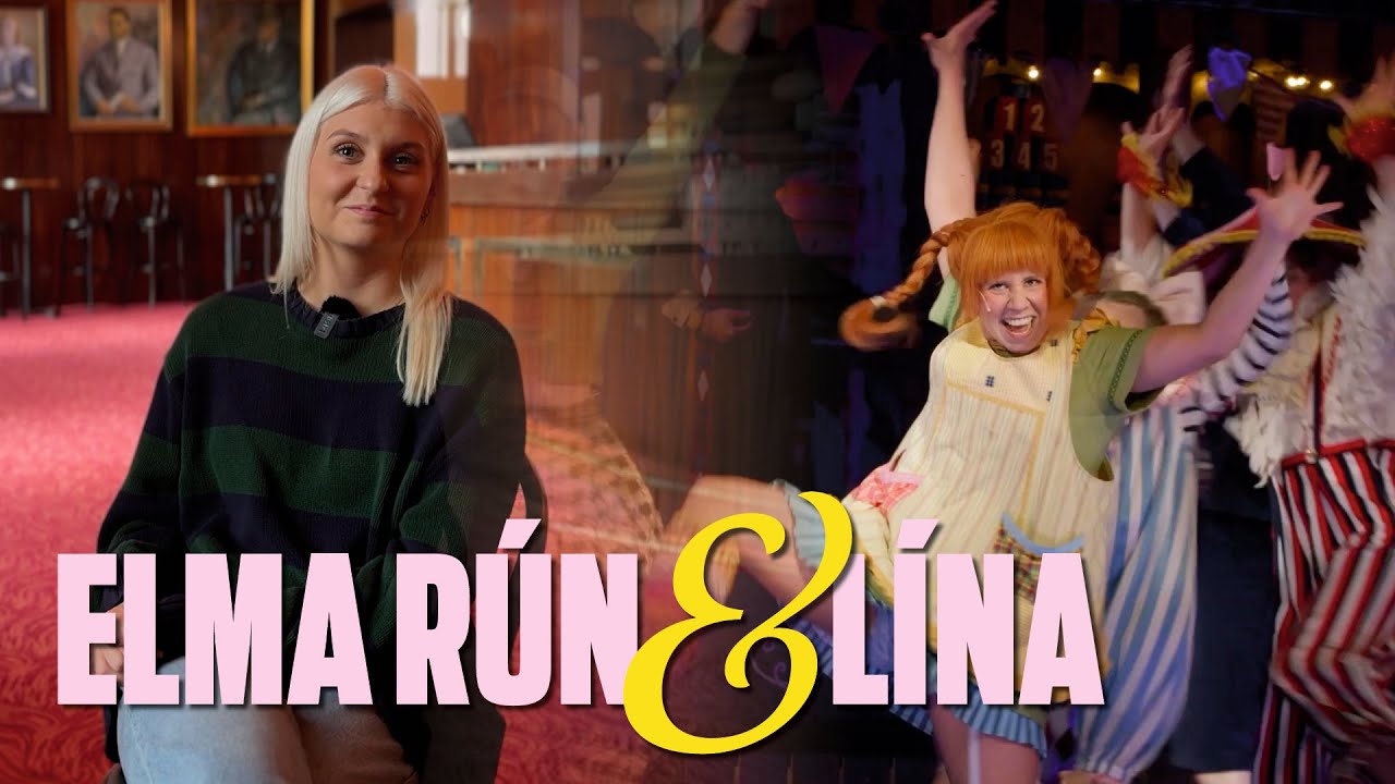 Elma Rún Kristinsdóttir og Lína langsokkur í Þjóðleikhúsinu