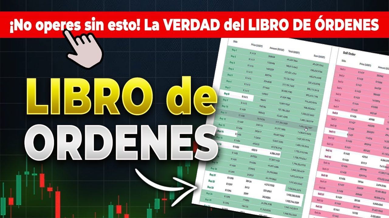 LIBROS DE ÓRDENES Explicado FÁCIL: Cómo VER el FUTURO del Precio en TRADING (Ejemplo EN VIVO)