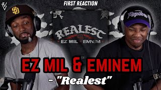 Ez Mil & Eminem - Realest | FIRST REACTION