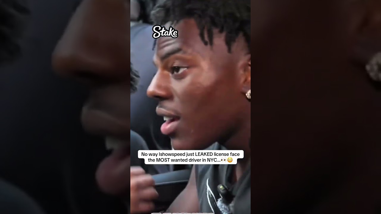 No way Ishowspeed just LEAKED license face the MOST wanted driver in NYC…👀😳