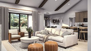 3 Car Garage House Plan | Walworth