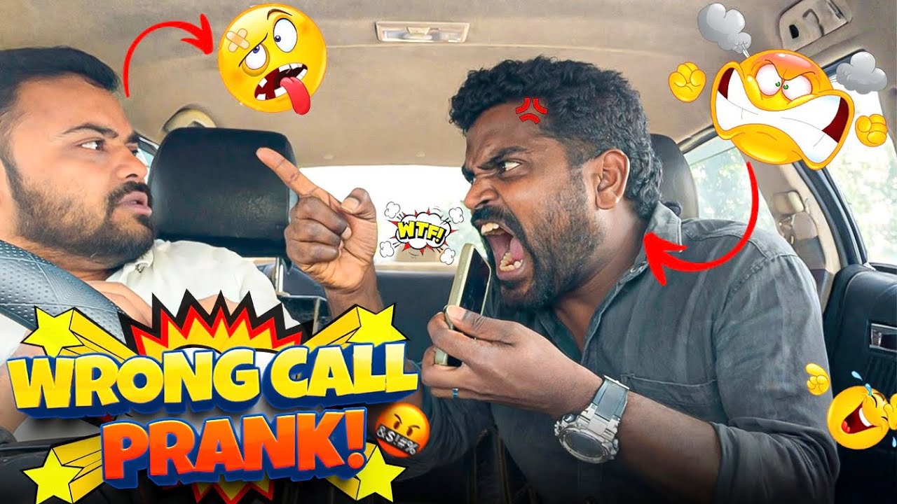 Wrong Call Prank 🤣 | Car fooling | Car Prank | Tamil Taxi Car Prank