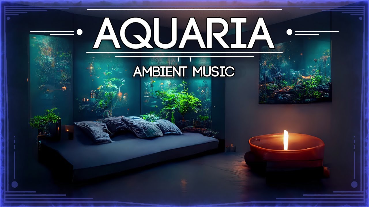 Underwater Aquarium Bedroom | RELAXING Ambient Music | 3 Hours of Bliss
