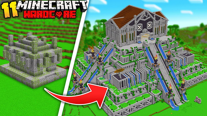 Saya Mengubah CANDI HUTAN di Minecraft Hardcore