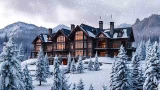 Calming Winter Escape | Gentle Snowfall with Soothing Melodies for Relaxation