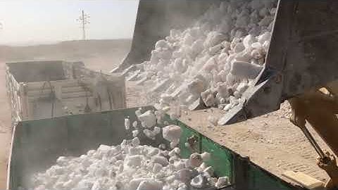 Exporting Pure Egyptian Quartz Rock  from tas flowrance group Loading Process