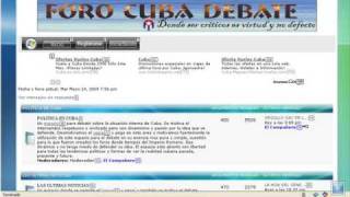 Parada de los sitios cubanos anti Castro