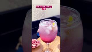 Lemon soda drink 🍷 🌺🌸#trending f #food #cooking #meena khan s kitchen #youtubeshorts