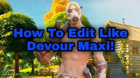 Tutorial : How To Make This *CLEAN* Pre-Kill Effect Like "Devour Maxi" || +FREE PRESET