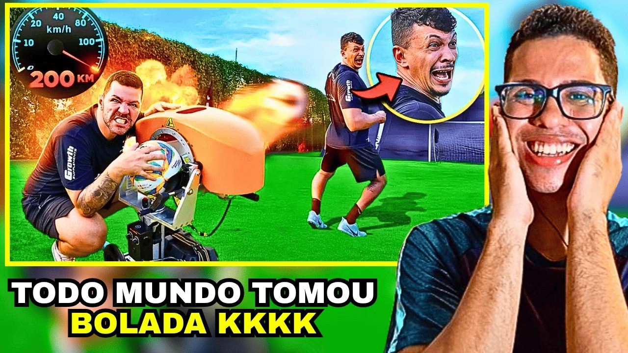 BOLADA A 130KM POR HORA NAS COSTAS DO PIOR JOGADOR (REACT) - YouTube
