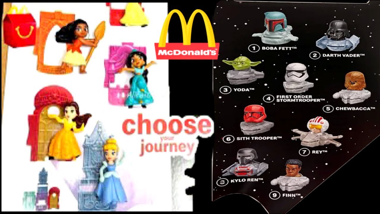Details about   McDONALD'S 2021 DISNEY PRINCESS & STAR WARS HAPPY MEAL TOYS PICK YOUR TOYS! 