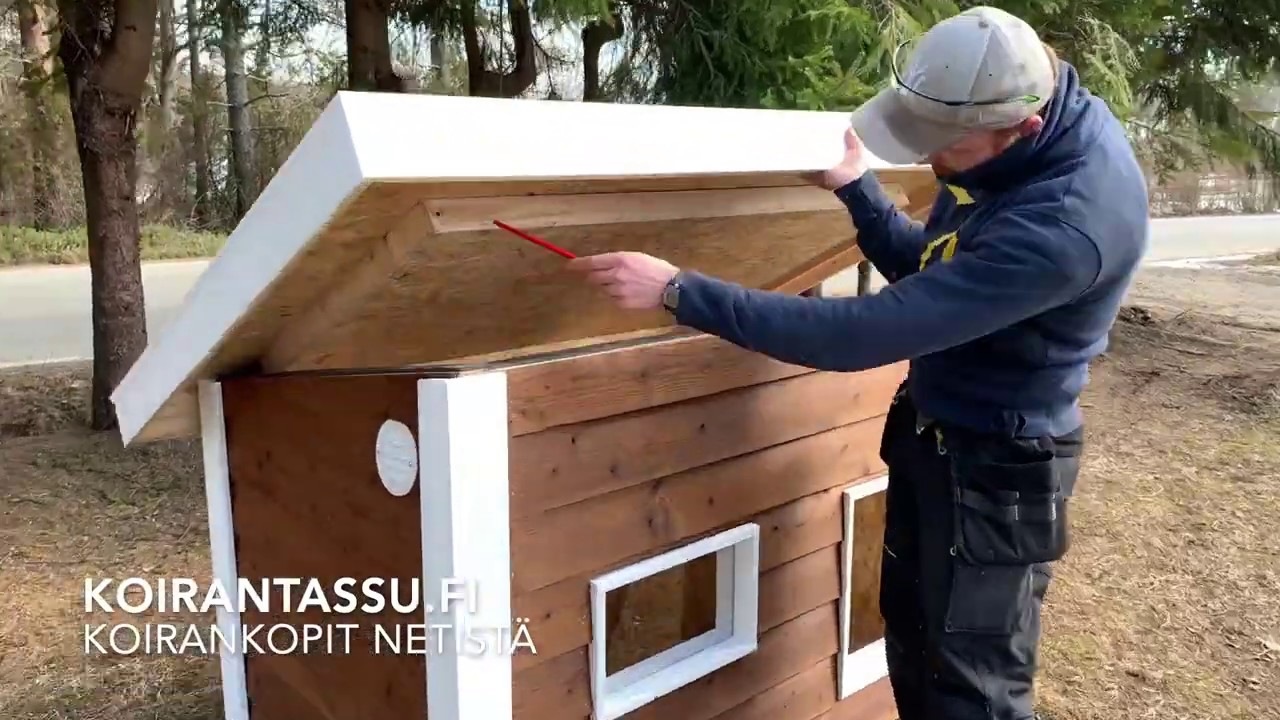 Lämpöeristetty koirankoppi 140 x 90 cm