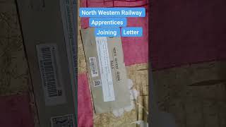 Joining letter apprentice NWR Jodhpur