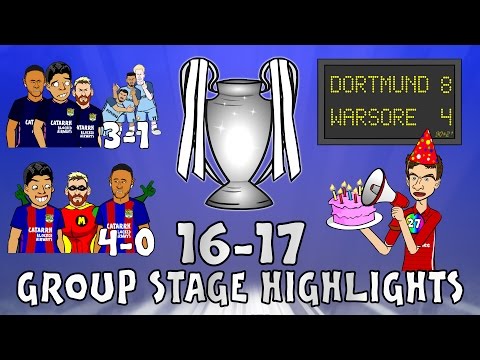 🏆UCL GROUP STAGE HIGHLIGHTS🏆 2016/2017 UEFA Champions League Best Games and Top Goals