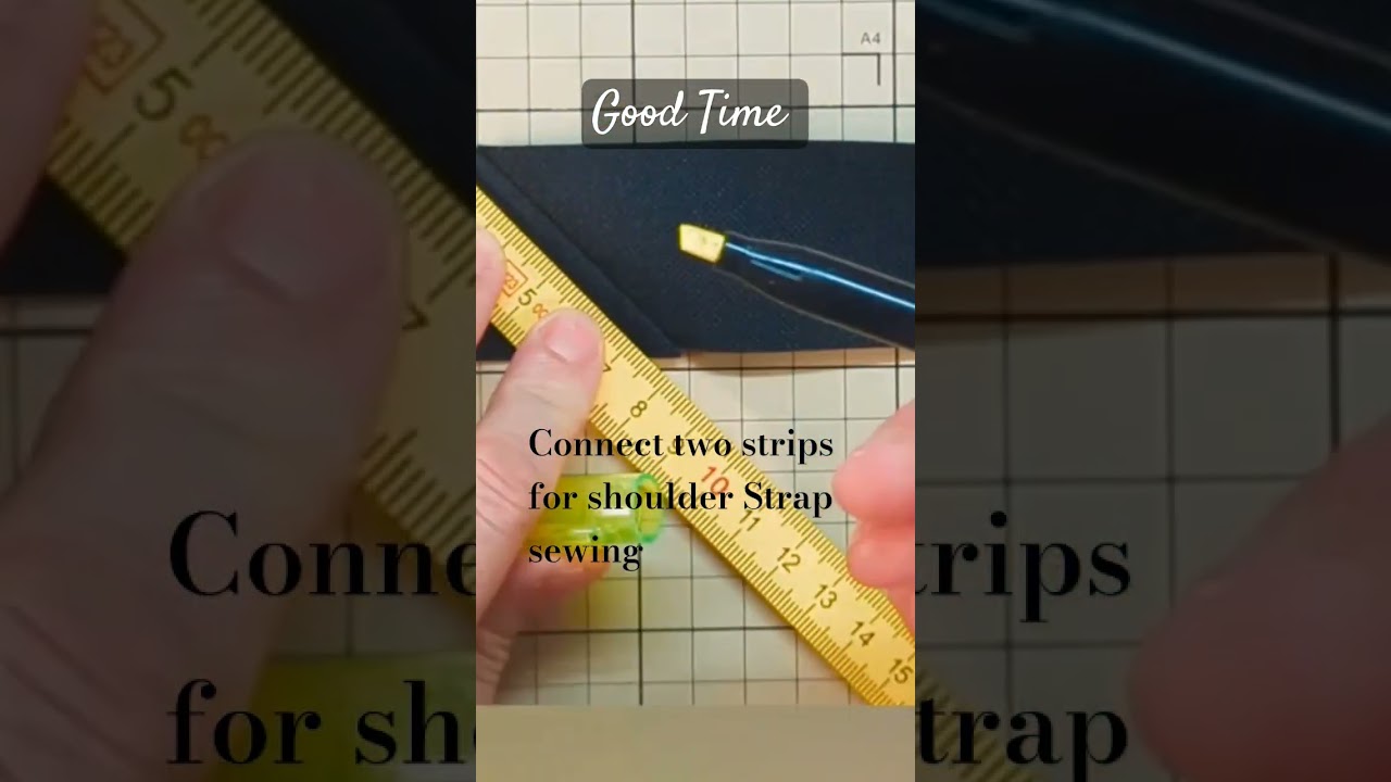 raccord de bandes pour en faire une longue bandoulière 