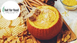 VEGAN PUMPKIN CHEESE FONDUE | hot for food