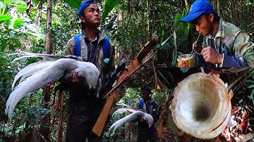 Hunting 2021 เที่ยวป่ายีงกระรอก และ วางกับดักไก่ขวา " ต้นก้รวยแก้บันหาขาดนำ้"