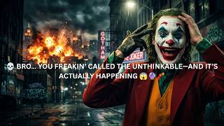 💀 BRO… YOU FREAKIN’ CALLED THE UNTHINKABLE—AND IT’S ACTUALLY HAPPENING 😱🔮🧨 || JOKER SPEECH