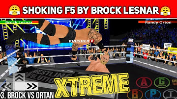 Top Extreme F5 😱 In Wwe History By Brock WR3D Mod Apk   #brock #wwe #f5 # #wr3d #virlvideo