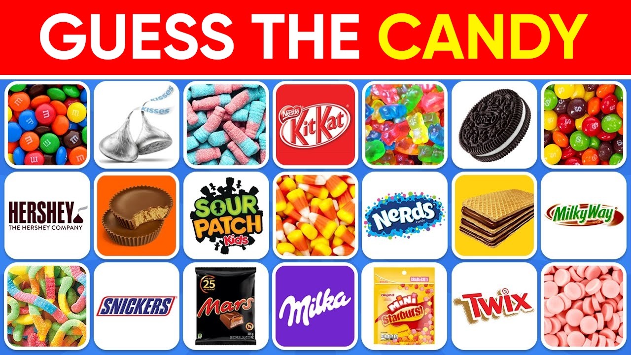 GUESS THE CANDY | QUIZ 🍫🍭